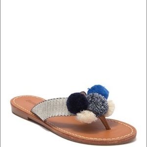 SOLUDOS CAPRI POM POM FLIP FLOPS